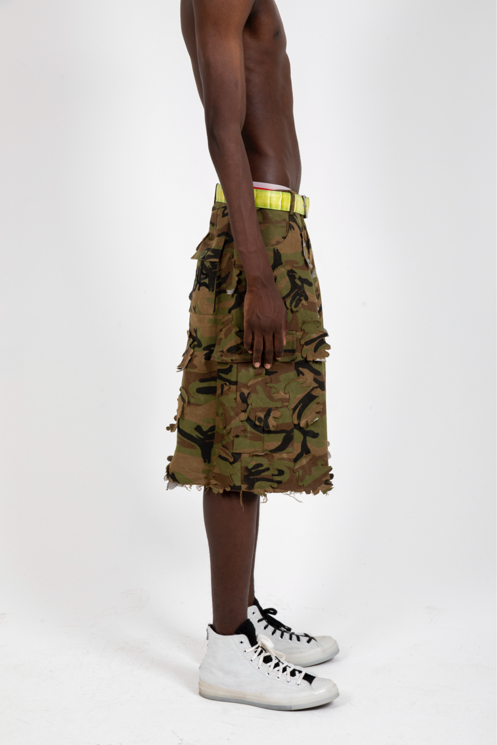 3D Camo Cargo Shorts