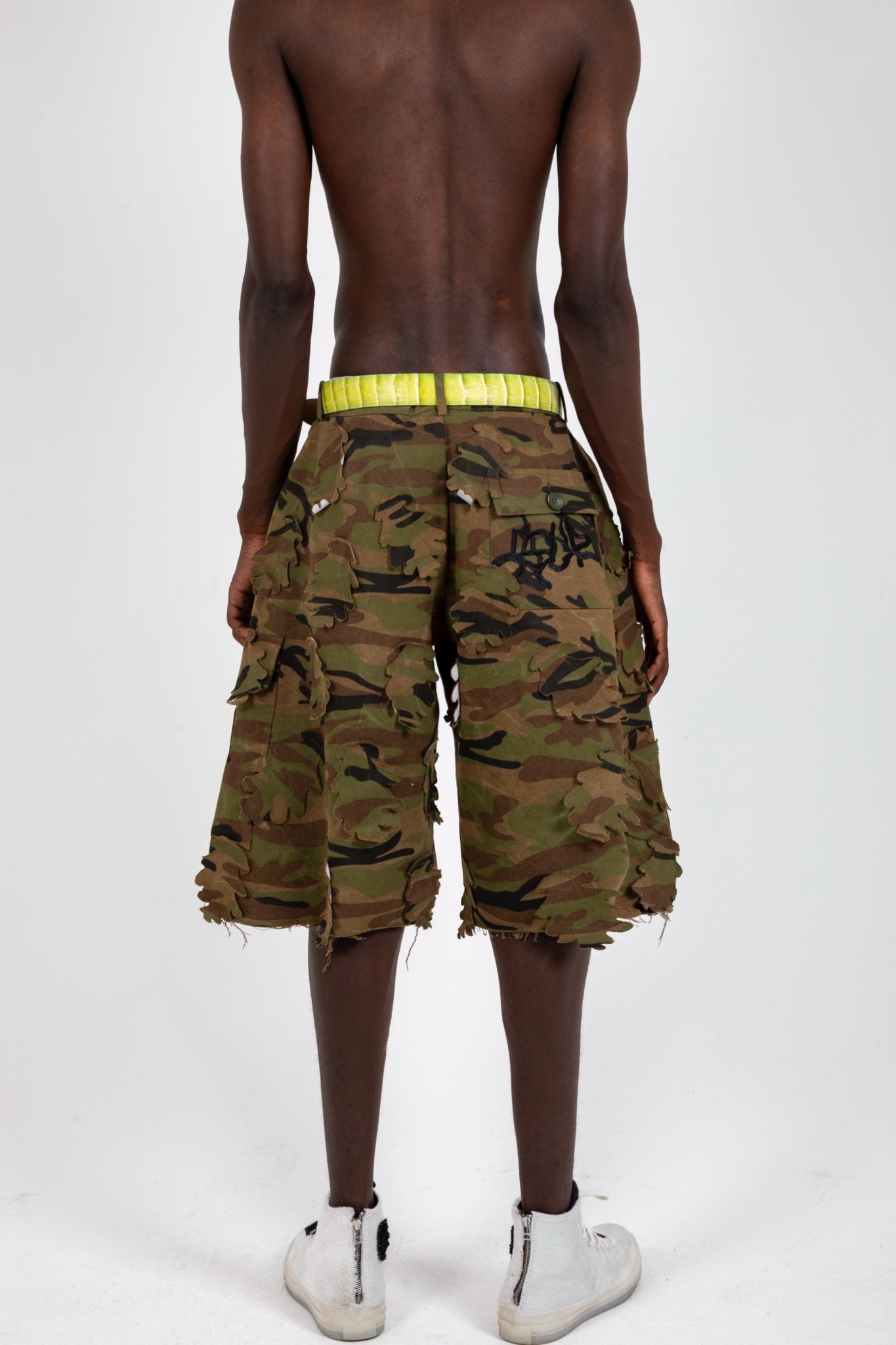3D Camo Cargo Shorts